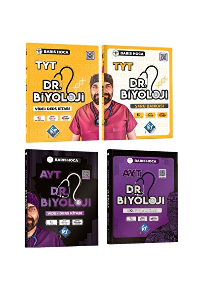 Irmak Yayınları dr biyoloji tyt ayt video ders kitabı ve soru bankası
