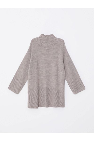 LC Waikiki Oversize Women's Knitwear Sweater - Half Turtleneck