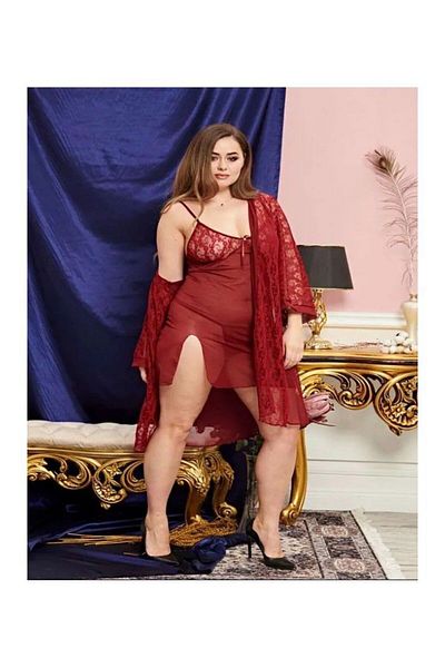 ESİLORA FEMEIE FANTASY SEXY DANTELĂ DETALIE TRIPLĂ ROCHIE DE NOAPTE COSTUME DESIGN STIL