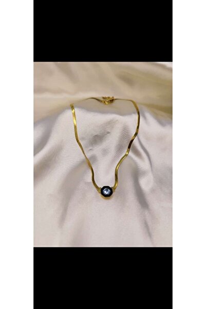 bellss accessory قلادة من حجر سلسلة سيريناي