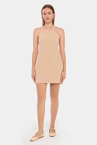 Hiccup Μίνι φόρεμα Bodycon με έναν ώμο - Κομψό και άνετο