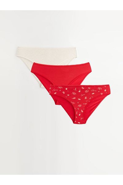 LC Waikiki Pack of 3 Patterned Bikini Panties