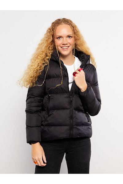 LC Waikiki Women's Puffer Hooded Coat