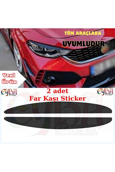 EYBA STİCKER ملصقات الحواجب ARMAK Silhouette قطعتين من اليمين إلى اليسار