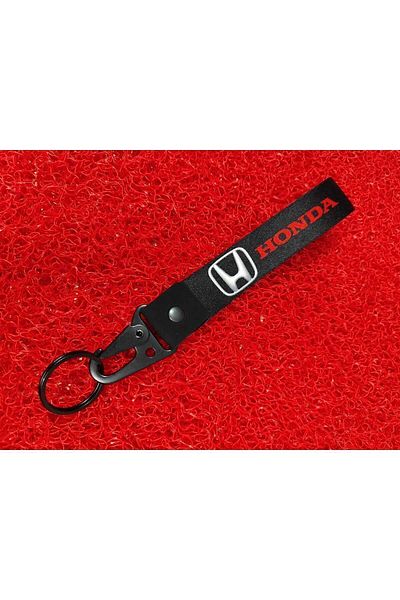 CEBECİOTO Honda Black Cloth Car Keychain