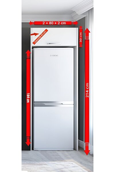 Kenyap Mutfak Buzdolabı Dolabı ve Ankastre Kiler Dolabı 144 cm