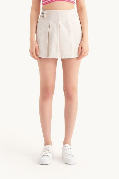 Hiccup Mini pantaloni scurți cu talie înaltă și curele duble