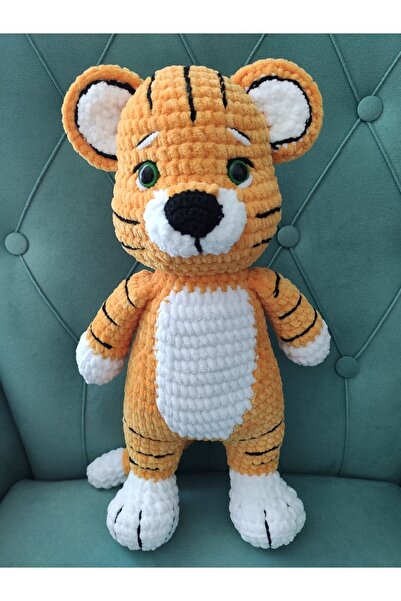 ElisaToys Amigurumi örgü kadife kaplan