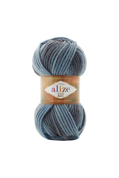 Alize Superlana Maxi Batik 7785 Ață de tricotat manual