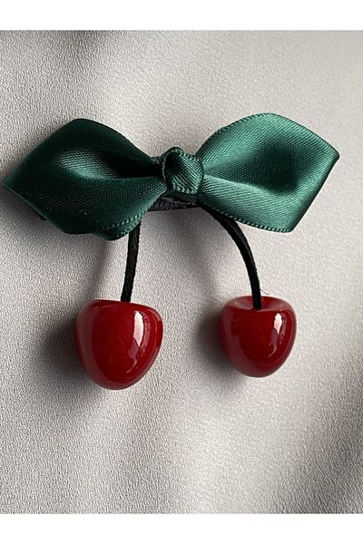 TwinsSis Store Cherry Ribbon Collet Buckle