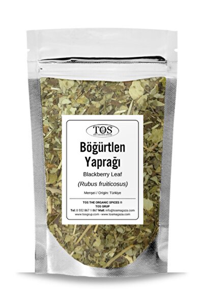 TOS The Organic Spices Böğürtlen Yaprağı 50 gr (1. KALİTE) Rubus Fruiticosus ...