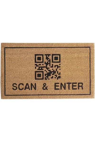 ORCHID SCAN PRINTED COIR DOORMAT 45X75 CM