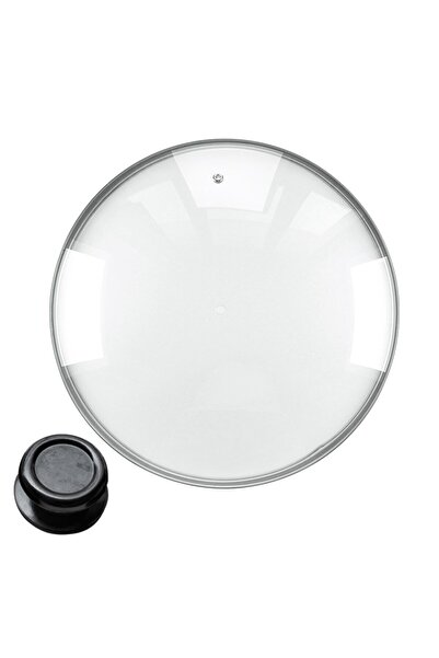 Universal 22 Cm Metal Çerçeveli Tencere Ve Tava Kapağı - Cam Kapak