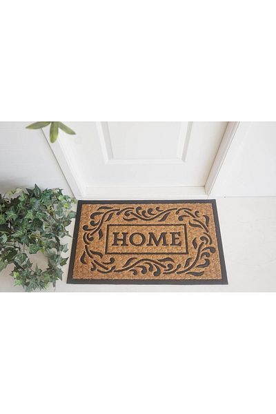 ORCHID MOULDED PANAMA NATURAL DOORMAT 45X75 CM
