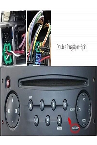 Class Clio Megan 2 Cd Çalar Teypler Için Aux Usb Bluetooh Modül 1m Kablolu Uyumlu