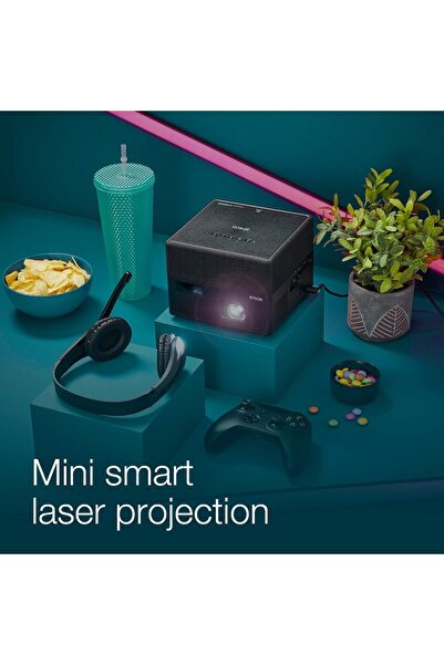 EPSON EpiqVision Mini EF-12 Full HD Streaming Laser Projector 1000 Lumens Black