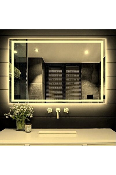 Erciyes Home 80x60 Led Işıklı Kumlamalı Banyo