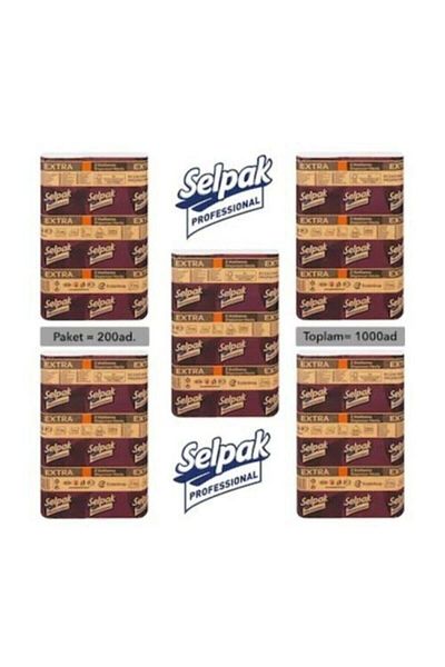 Selpak Professional Z Layer Dispenser Pull-and-Take Towel 200 Pieces X 5 Pack Needecinburada-31