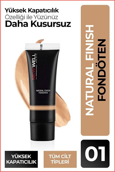 New Well Natural Finish Foundation No 01