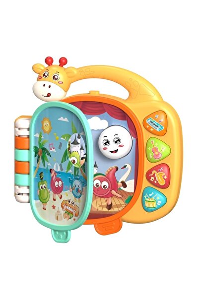 scntoys Işıklı ve Müzikli Zürafa Kitap Eğitici Öğretici Oyuncak Eğitici Kitap