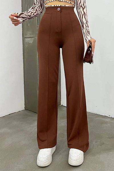 Balenbi High Waist Recovery Women's Palazzo Trousers 1079 - Flared Leg