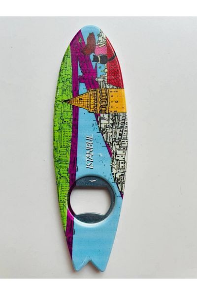 GALATA GIFT Surfboard Shaped Bottle Opener, Opener, Opener Magnet