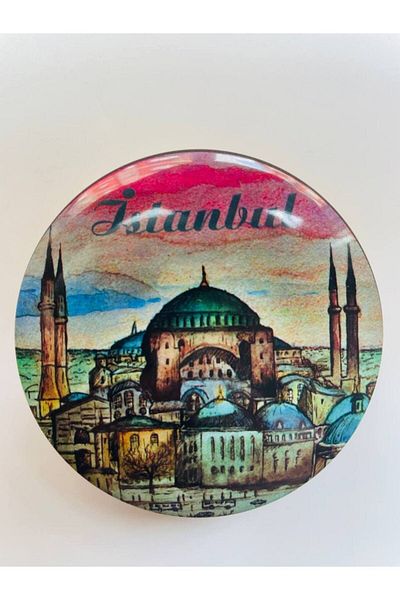 GALATA GIFT Метален, Керемиден, Автентичен, Сапунерка Истанбул и Натурален сапун
