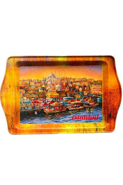 GALATA GIFT 25x16 Presentation Tray - Metal, Self-Service, Sturdy, Non-Decolorizing and Anti-Scratching