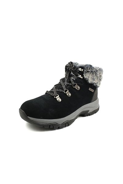SKECHERS Schwarze Schnürstiefel - Wasserdicht