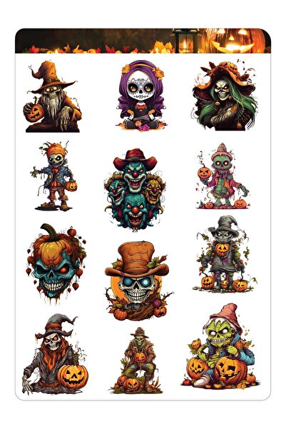 cakaybu Halloween - Set de autocolante