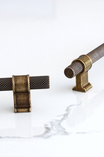 Badem10 Hisar Antique Metal Galben Antic 160 Mm Model Zimțat Mobilier Bucătărie Mâner Dulap Mâner Mâner