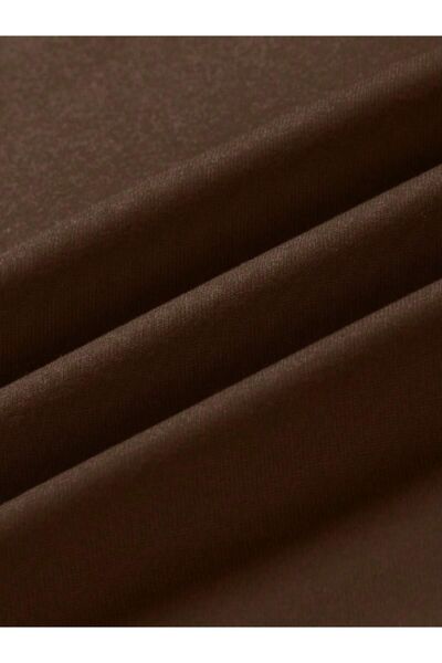 Altamira Мъжки суичър с кафяво деколте с щампа Brooklyn Lought