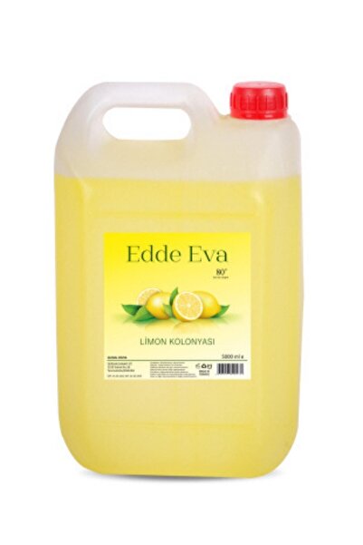 Edde Eva Limon Kolonyası 5 Lt Bidon 5 Litre