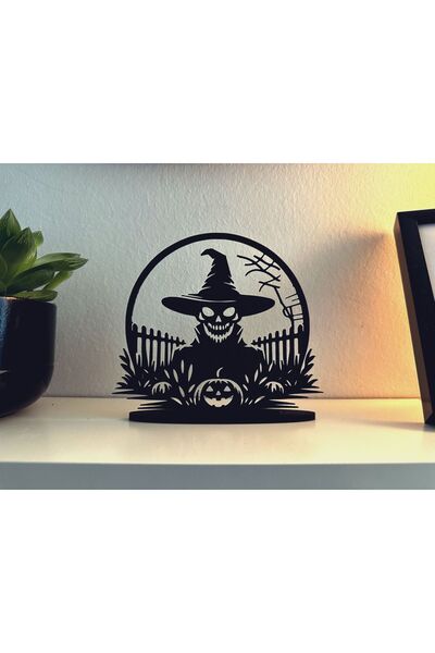 Halloween Cadılar Bayramı Korkuluk Silüet
