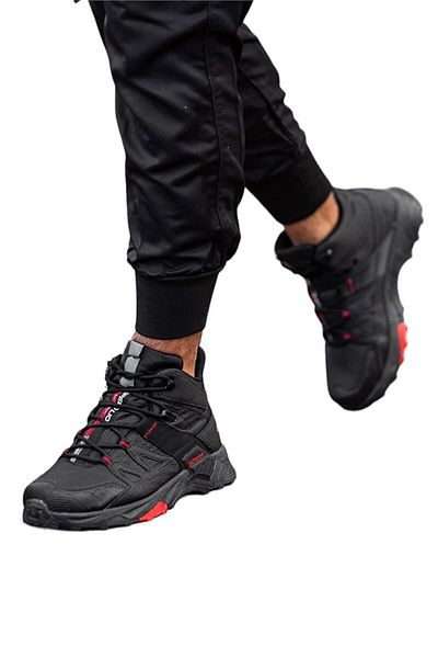 Liger Ανδρικές μπότες Outdoor Trekking Cold Proof ΜΑΥΡΟ
