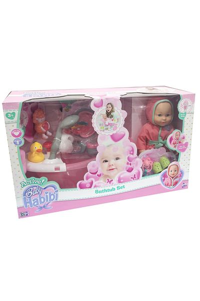 Baby Habibi Doll Bathtub Set 14inch - Active