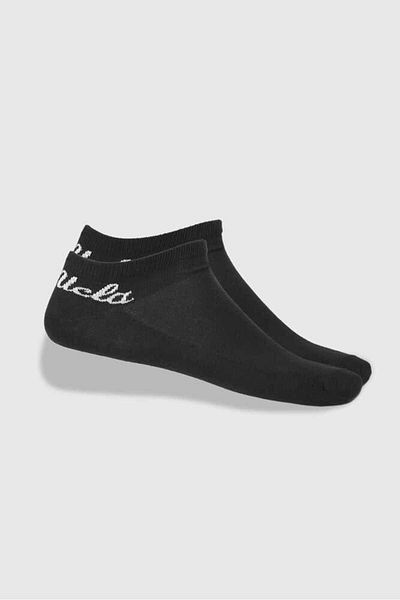 UCLA Adelıta Unisex Black Jacquard 2-Piece Socks Set