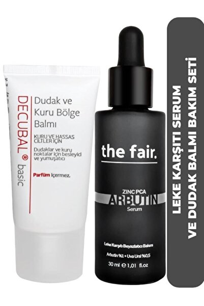 the fair. Arbutin Leke Bakımı 30 ml Ve Decubal Dudak Ve Kuru Bölge Balmı 30 ml