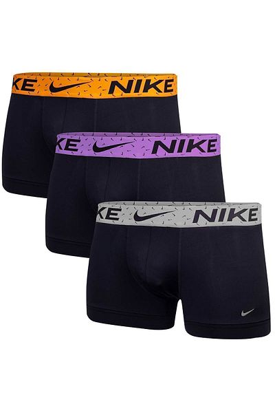 Nike Men's Black Boxers with Brand Logo and Elastic Band Suitable for Daily Use 0000Ke1156-2Nd