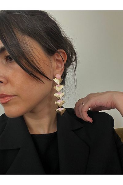 Hoop jewelery Zr Brand Model Dangle Design Earrings