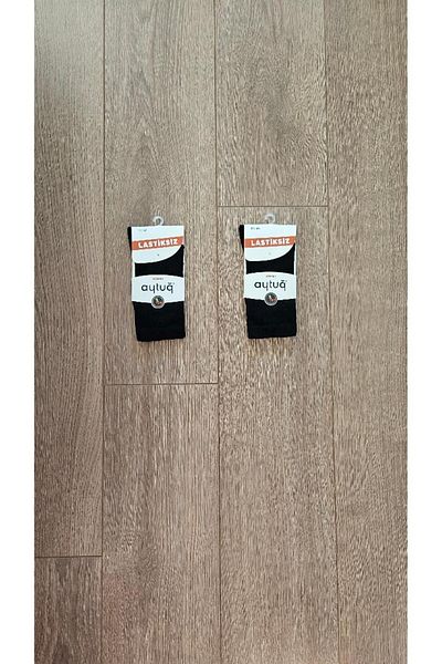 Aytuğ 2 чифта черни еластични чорапи до глезена от бамбук - 51002