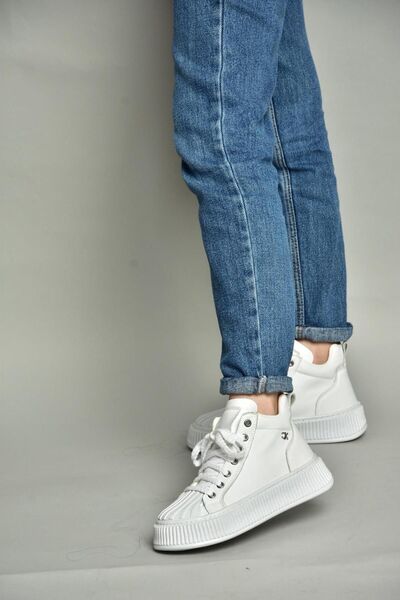 Fox Shoes T 973599609 Vysoké bílé tenisky sportovní boty