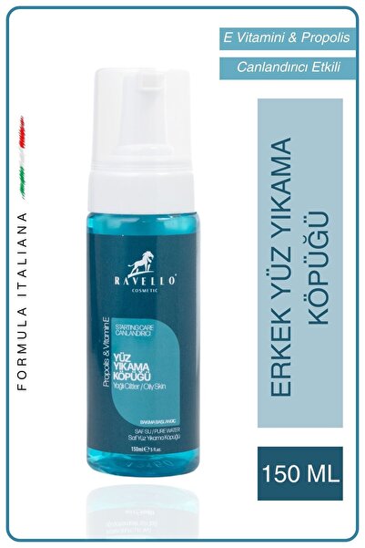 RAVELLO Erkek Yüz Yıkama Köpüğü E Vitamini&Propolis 150ml