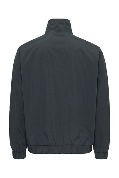 Tommy Hilfiger Men's Dark Gray Coat with Brand Logo Suitable for Daily Use Dm0dm17982-Pub