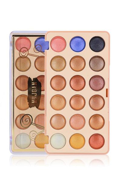 MUJGAN Warm Sparkle 15-Piece Eyeshadow Palette - No 1