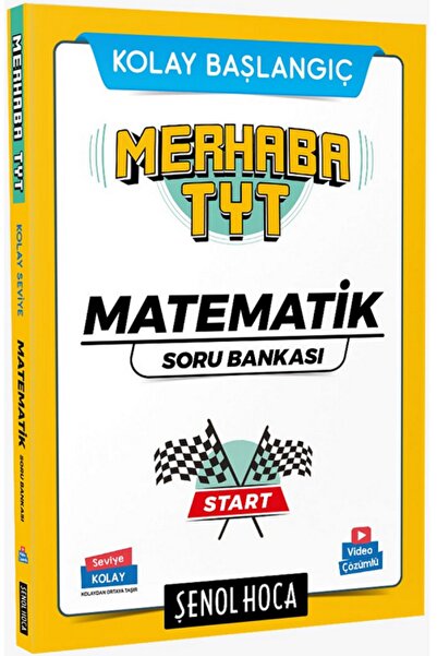 3D Yayınları Şenol Hoca YKS Merhaba TYT Matematik Kolay Başlangıç Soru Bankas...