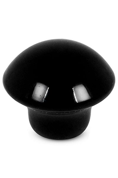 Badem10 Buton ciupercă metal negru - Mobilier rotund Bucătărie sertar dulap dulap