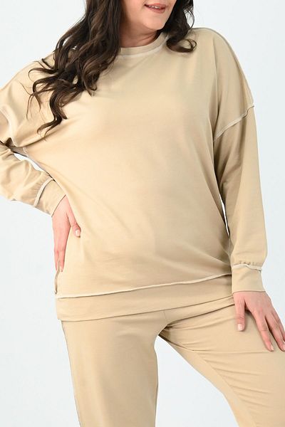Koza Butik Γυναικείες φόρμες 8082 με ανάστροφη ραφή μεγάλου μεγέθους