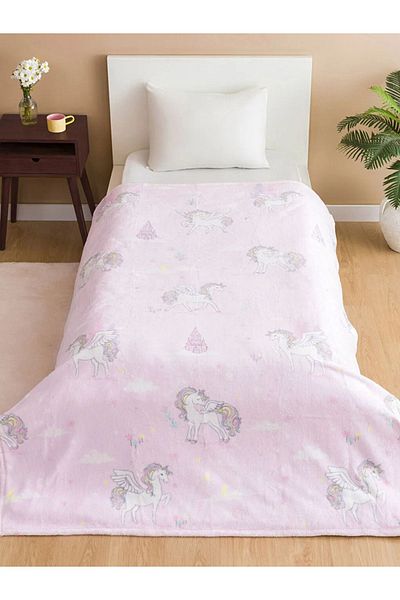 LC Waikiki LCW HOME بطانية أطفال مطبوعة مختلطة Wellsoft - 150x200 سم