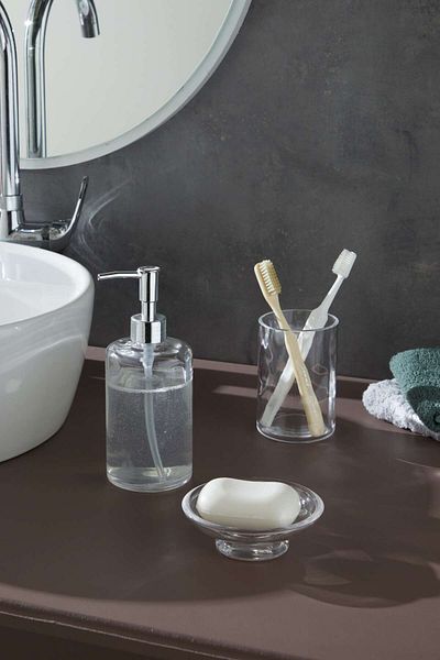 Glamis Selen Concept Clean Model Handmade Glass Bathroom Set Set of 3
